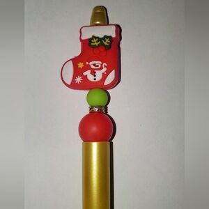 🎄Unique Handmade Holiday Charm Pens ☃️